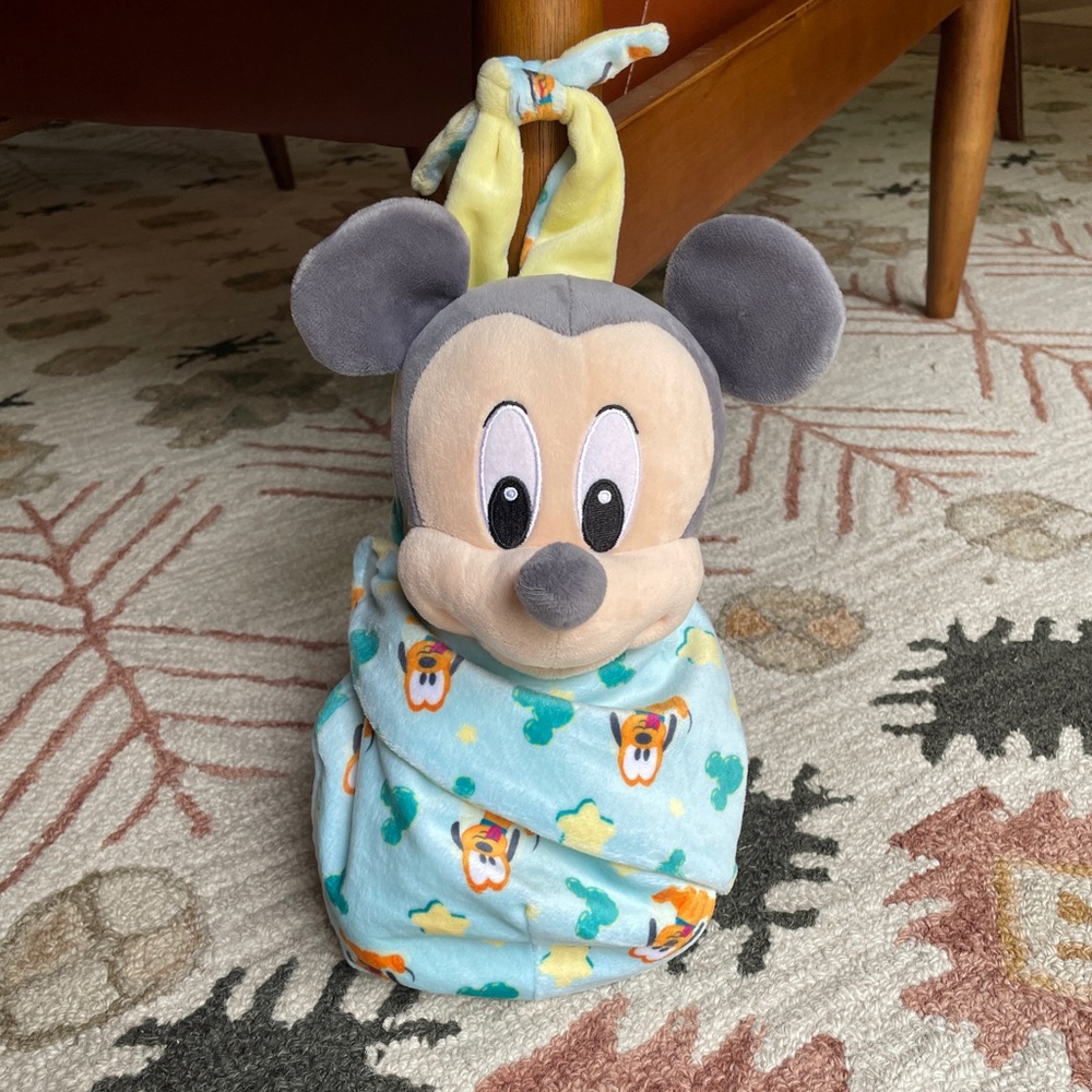 Disney Parks Baby Mickey Mouse Plush with Blanket